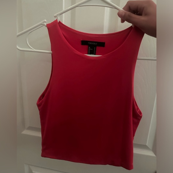 Forever 21 Hot pink crop top size small - Picture 1 of 1